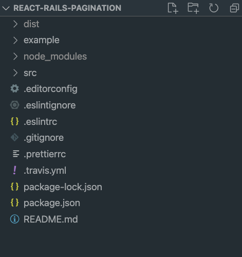 npm package file structure